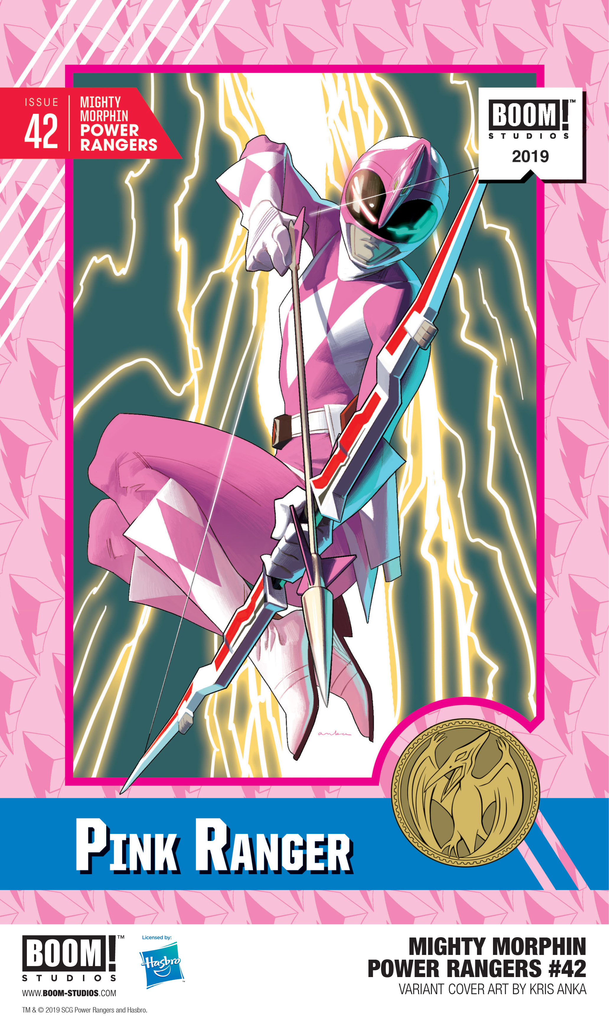 Mighty Morphin Power Rangers Trading Card variant