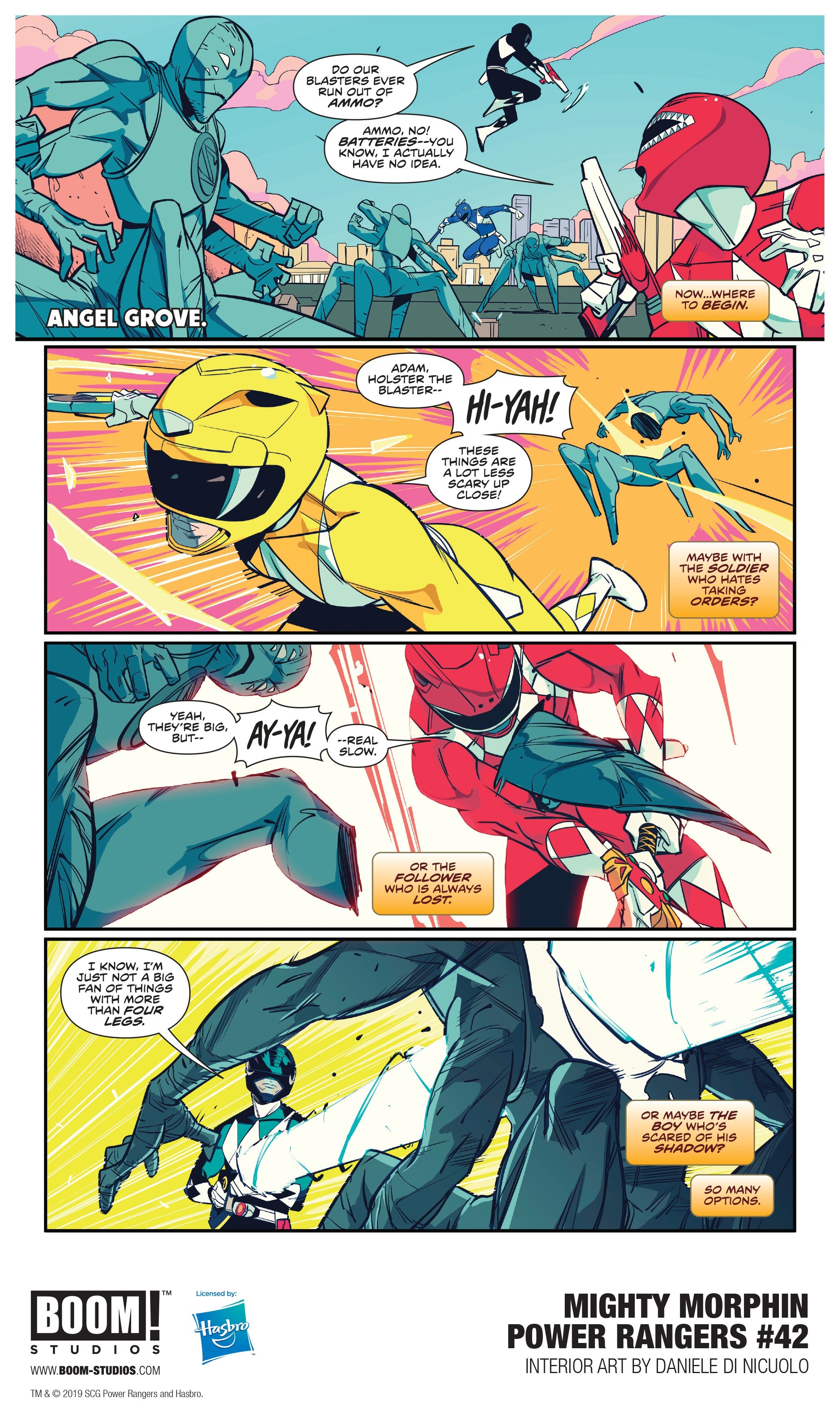 MMPR #42 Interior art