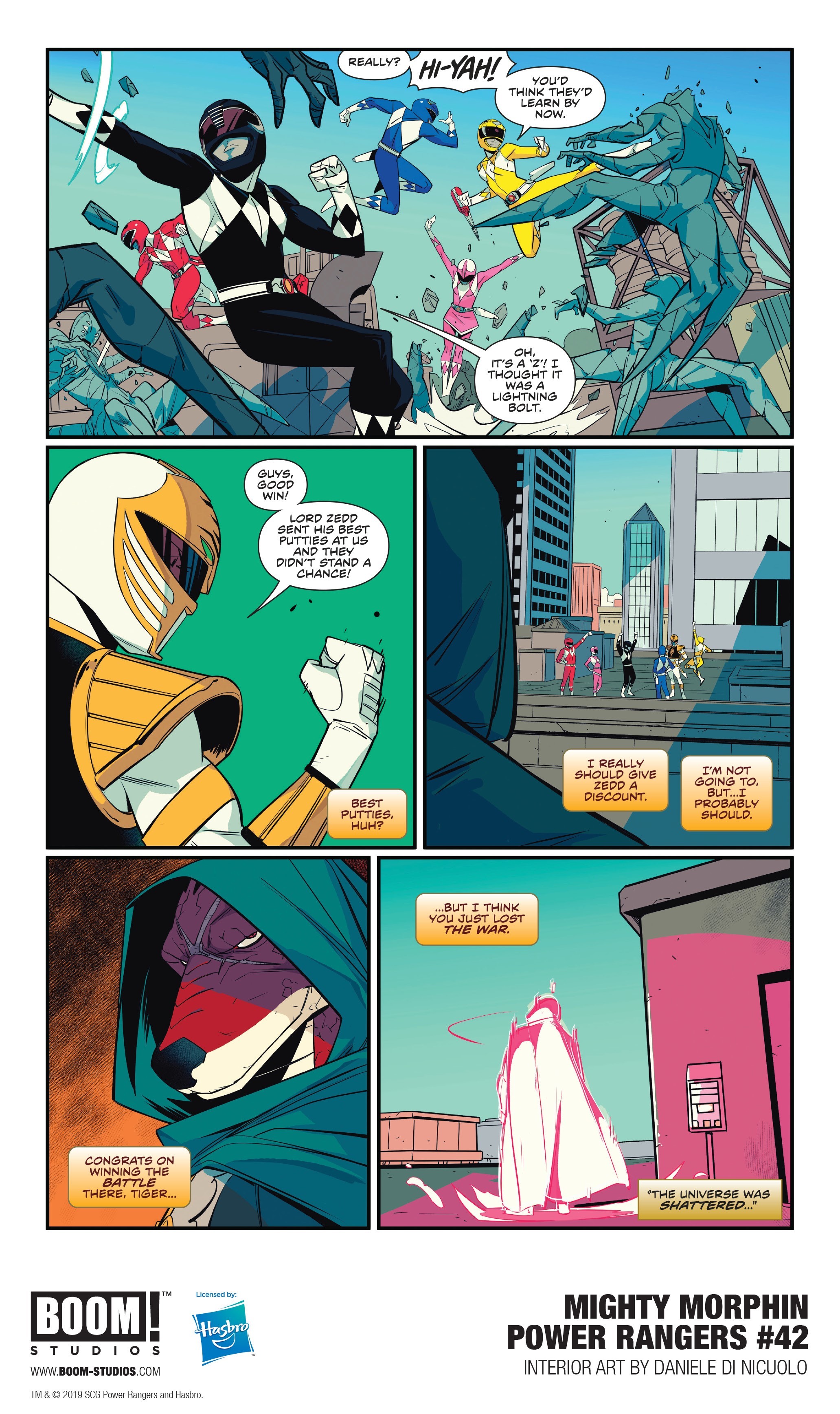 MMPR #42 Interior Art