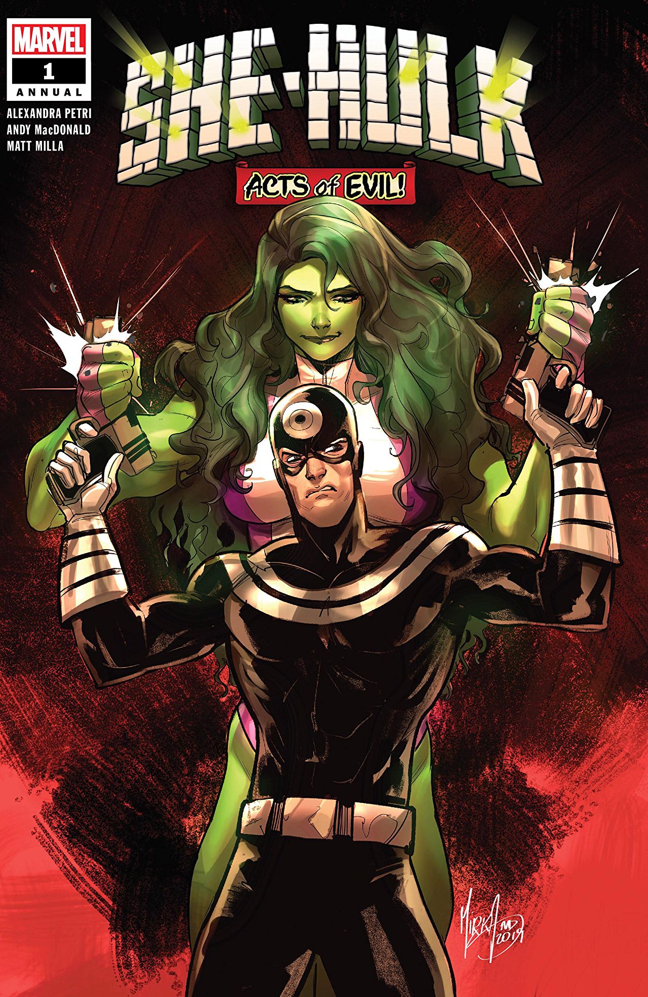 She-Hulk Annual (2019) cover art by Mirka Andolfo