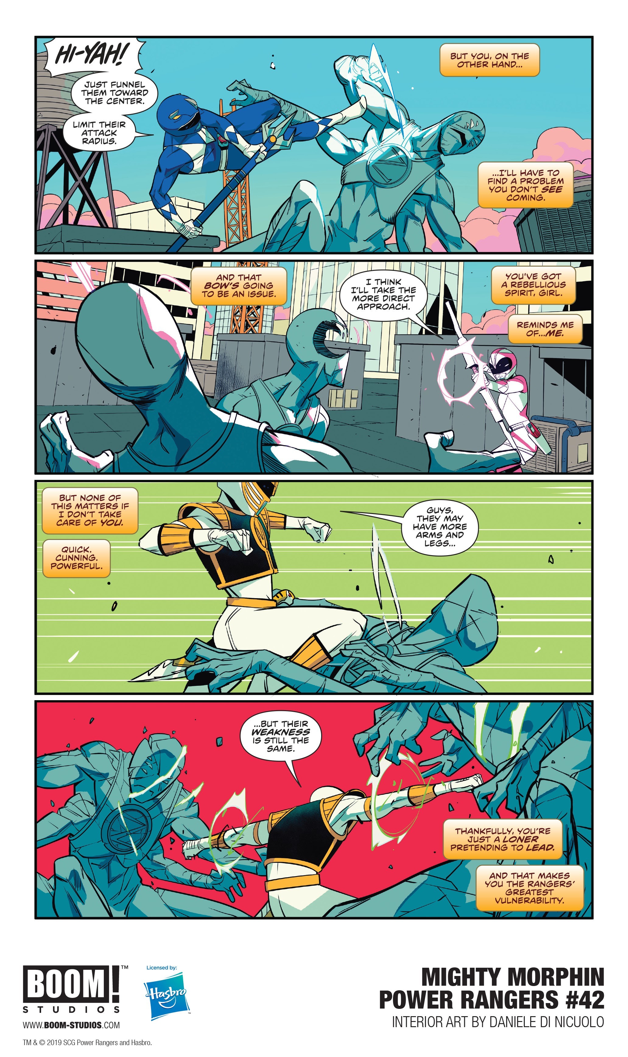 MMPR #42 Interior Art