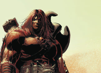 EXCLUSIVE PREVIEW: The Mongrel King explores the future in Lemire and Deodato’s BERSERKER UNBOUND #2