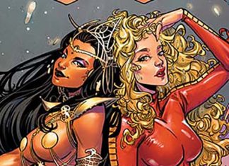 EXCLUSIVE PREVIEW: BARBARELLA/DEJAH THORIS TRADE PAPERBACK collects the adventures of the two otherworldly heroines Barbarella/Dejah Thoris trade paperback