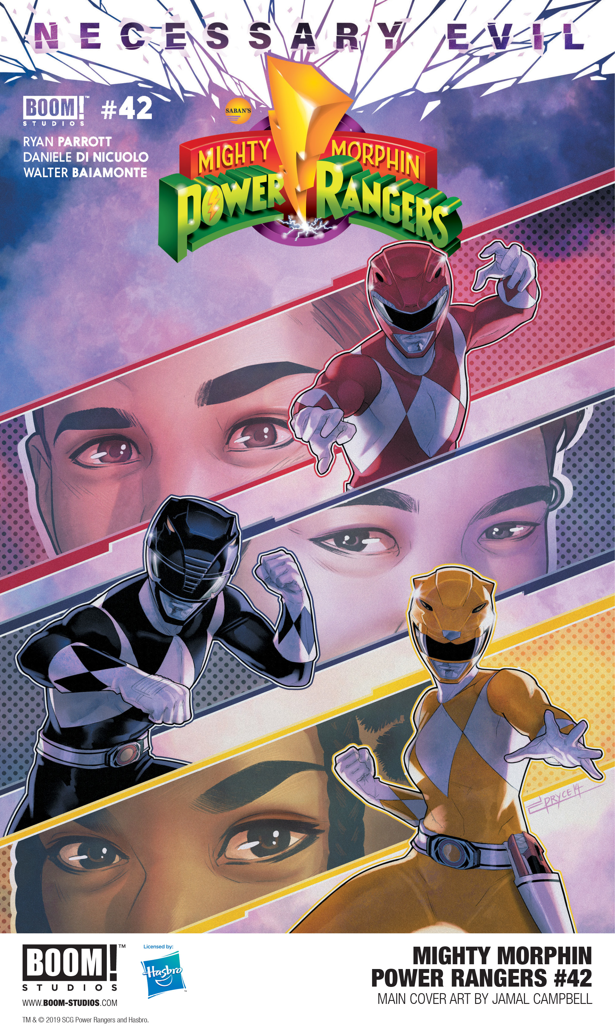 Mighty Morphin Power Rangers #42 Main Cover