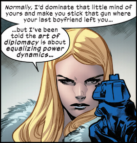 Emma Frost Dominating Humans X-Men