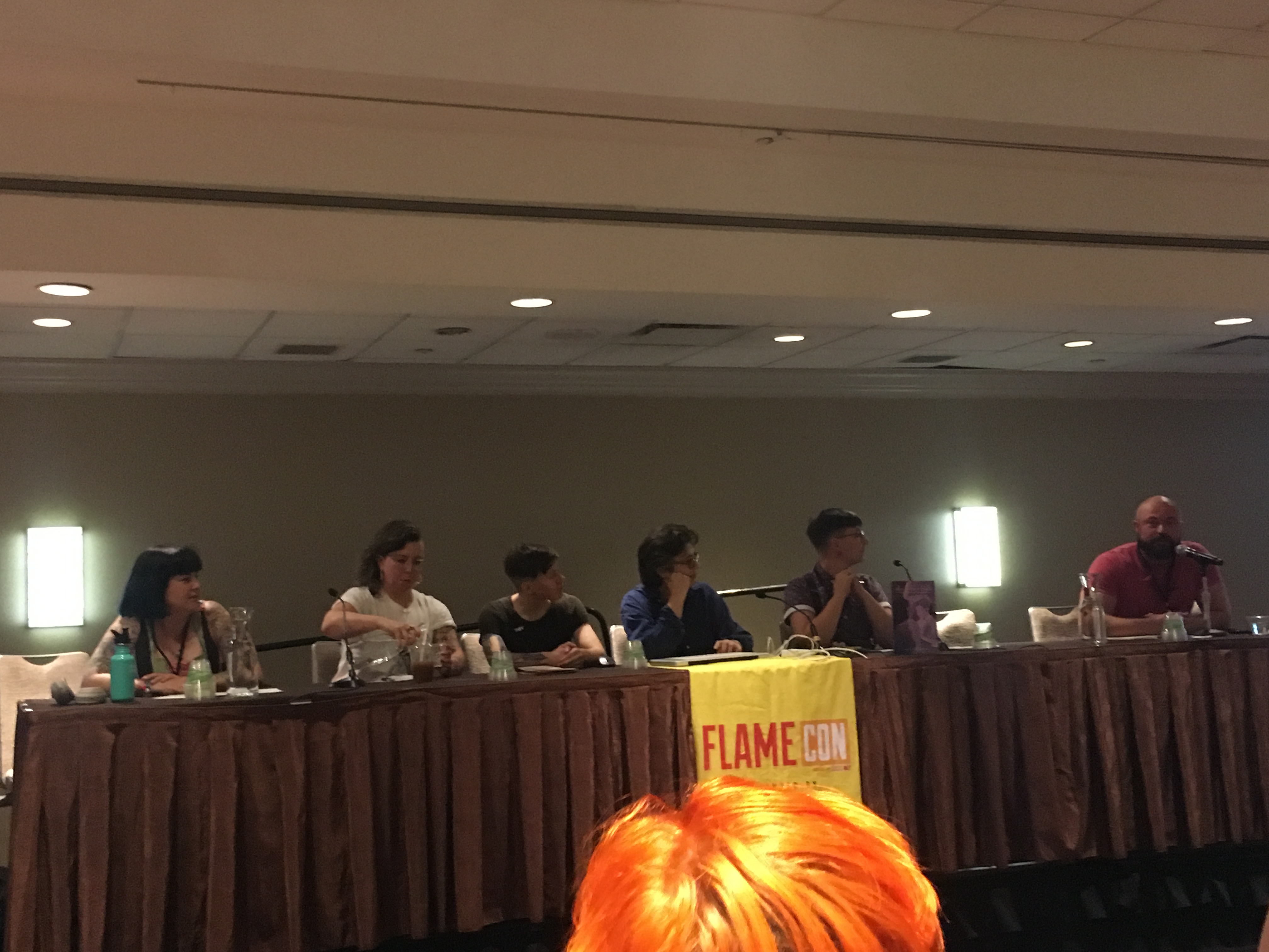 Sickening! Queer Horror Comics panel at Flame Con 2019