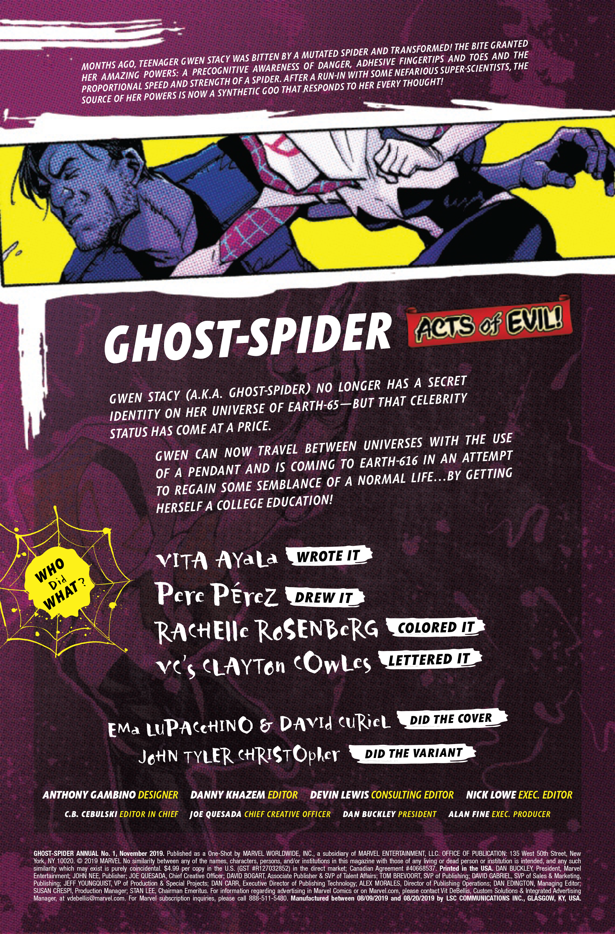 Ghost-Spider Annual (2019)