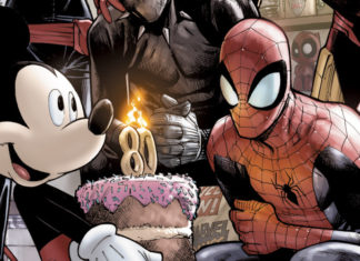 Mickey Mouse celebrates Marvel’s 80th on D23 Expo-exclusive MARVEL COMICS #1000 variant cover
