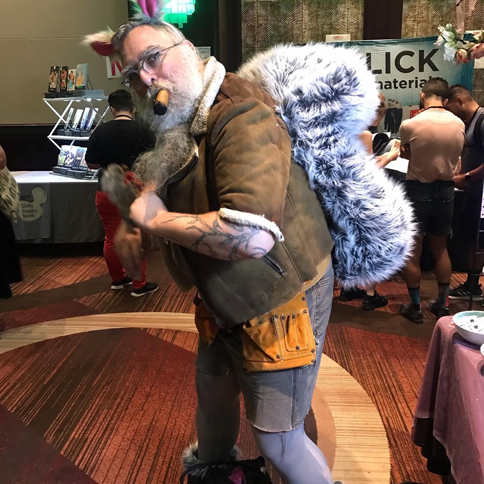 Nayland Blake as Old Man Squirrel Girl.