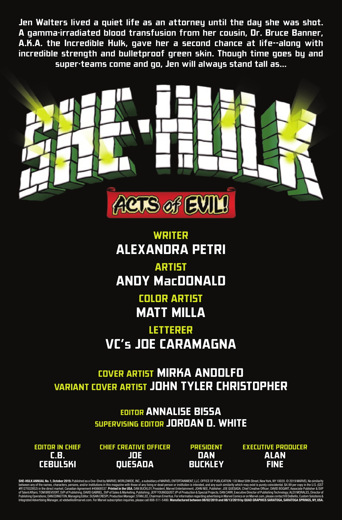 She-Hulk Annual (2019) preview