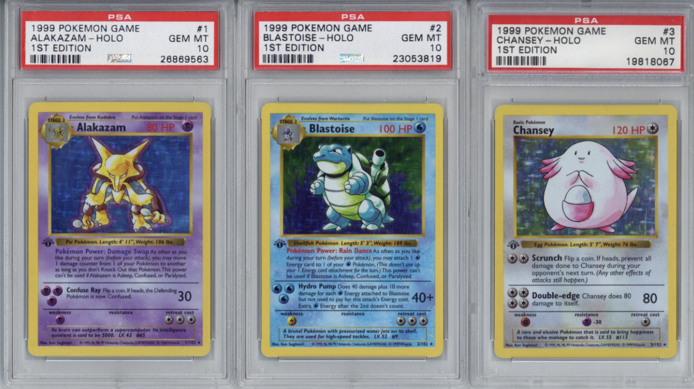 Pokémon cards auction
