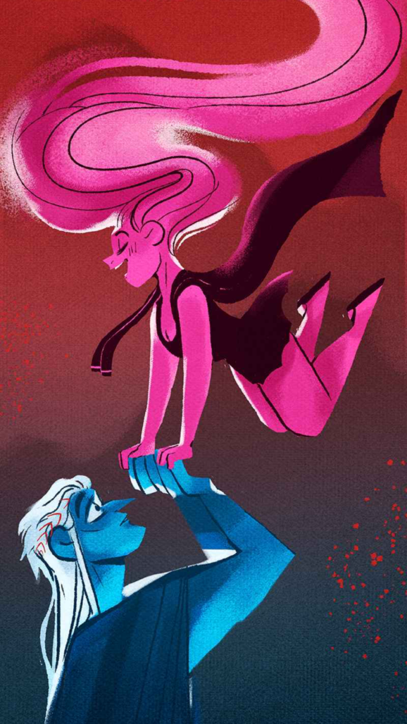 Hades and Persephone in Lore Olympus