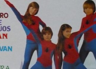 The Internet’s Strangest Superhero Songs: These kids from Spain cosplayed Spider-Man to sell a record! & more Spider-Man kids