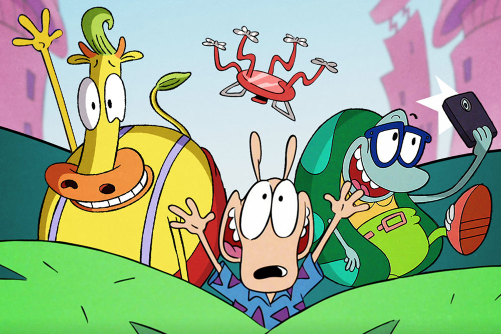 Rocko and Friends in Static Cling