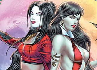 Billy Tucci celebrates Vampirella and Shi with an exclusive cover on Indiegogo Vampirella and Shi