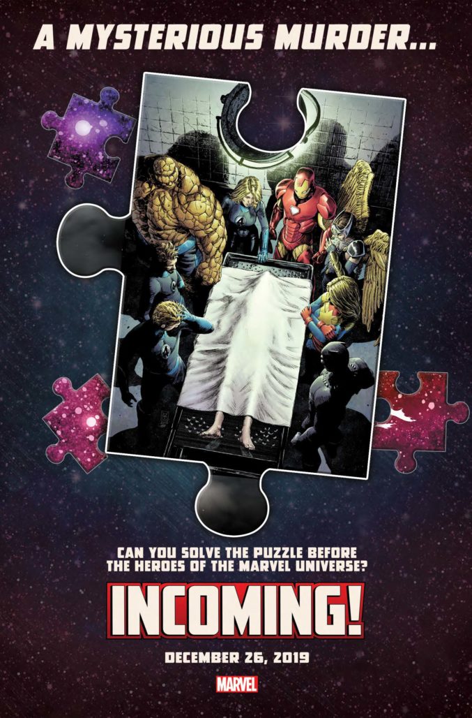 The newest INCOMING! teaser from Marvel.