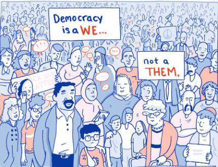 This is What Democracy Looks Like -- a "we," not a "them."
