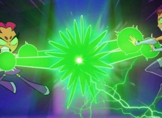 Titans clash in TEEN TITANS GO! VS. TEEN TITANS clip TEEN TITANS GO! VS. TEEN TITANS clip