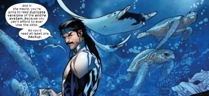 Forge and the new Cerebro Forge addresses Charles Xavier