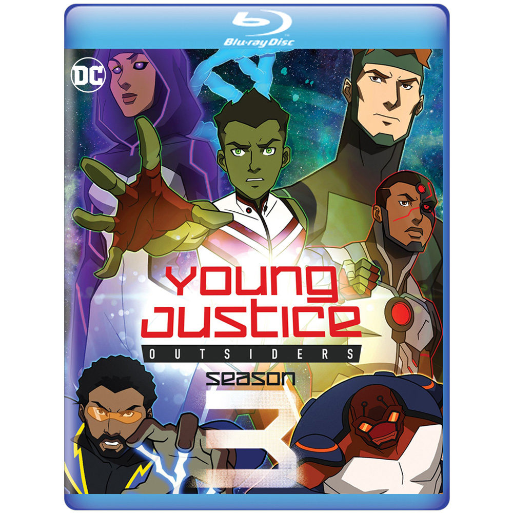 Young Justice Outsiders blu-ray