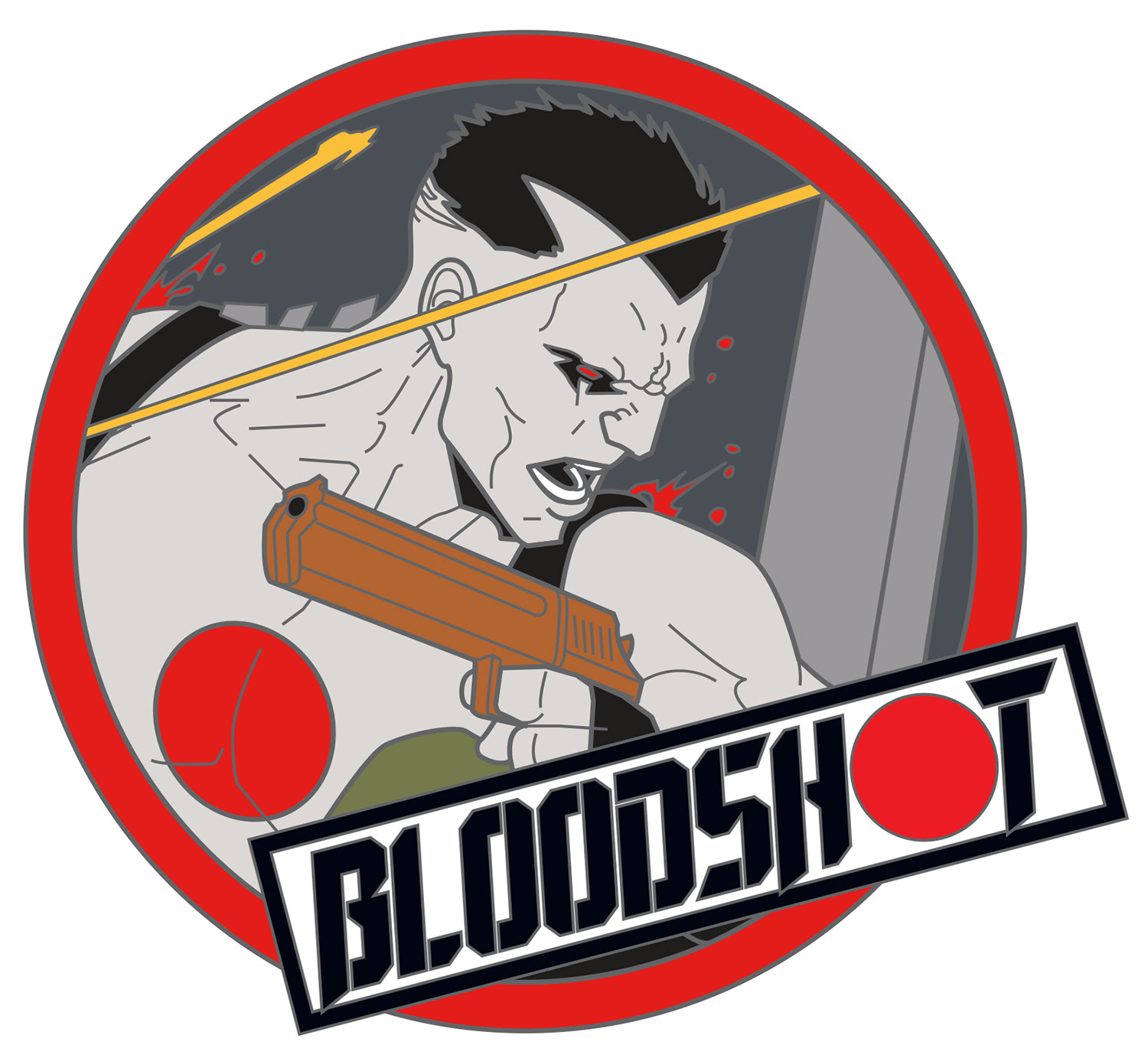 Bloodshot pin