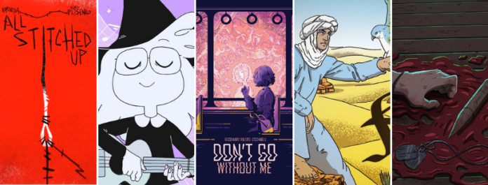 Crowdfunding Comics Round-Up: All Stitched Up - Ukelele Spells - Don't Go Without Me - The Lost Falcon - Alex Priest #5