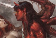 NYCC ’19: Dynamite announces Sonja and Chaos! crossover event with RED SONJA: AGE OF CHAOS Red Sonja: Age of Chaos