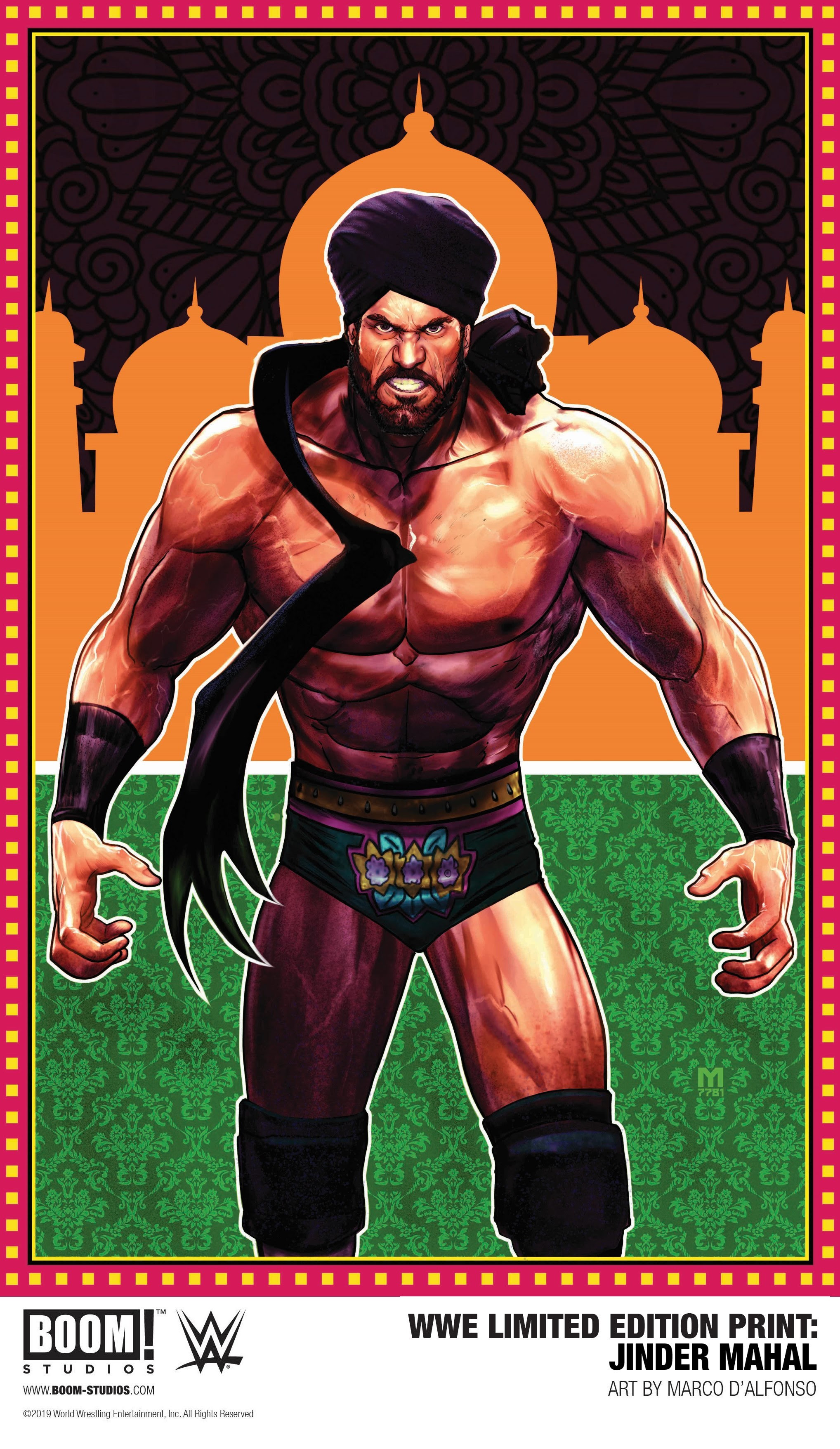 WWE Limited Edition Print: Jinder Mahal