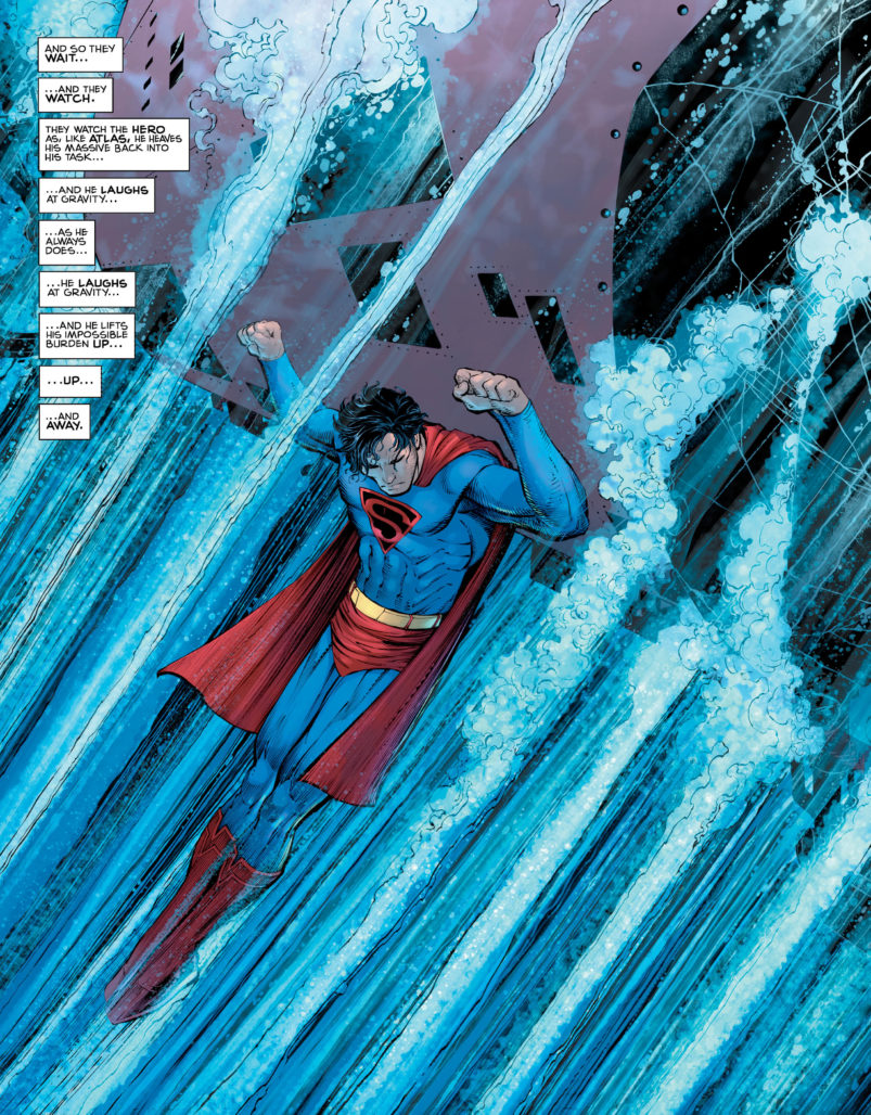 SUPERMAN YEAR ONE - Supes saves sub