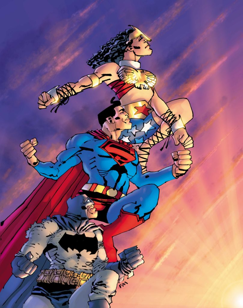 SUPERMAN YEAR ONE - Supes, Bats, and Wondy