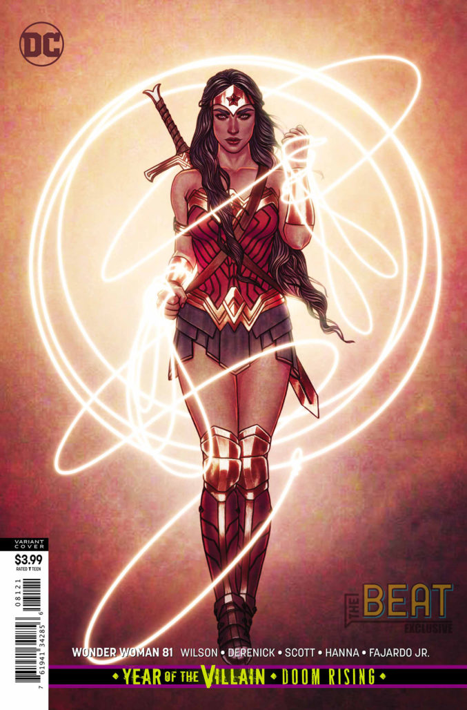 Wonder Woman #81 Preview Variant Cover