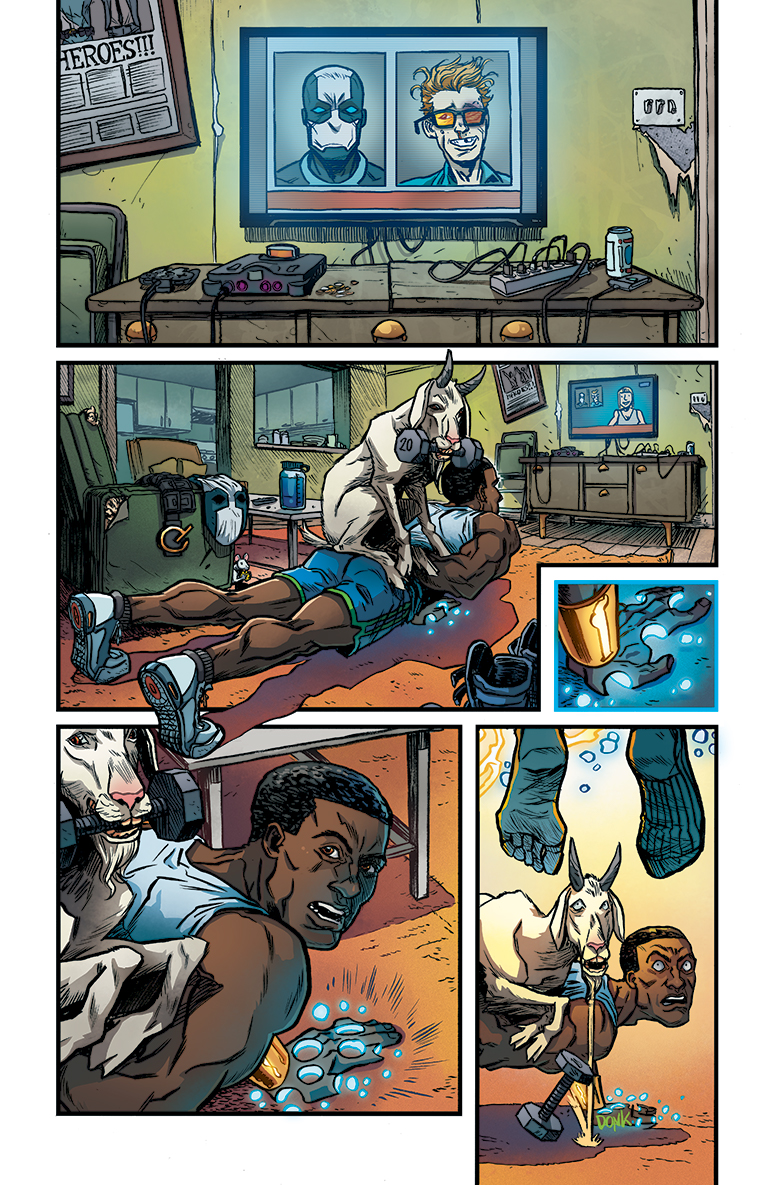Quantum & Woody preview pages