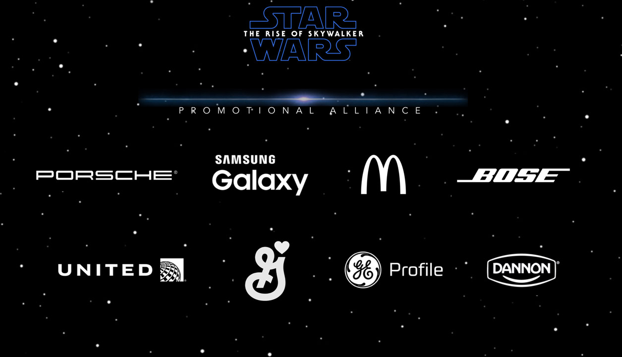Rise of Skywalker promotional alliance