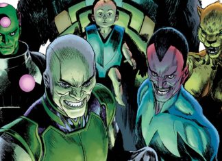 DC ROUND-UP: One of the 52 universes is wiped out in JUSTICE LEAGUE #35 JLA DOOM symbol