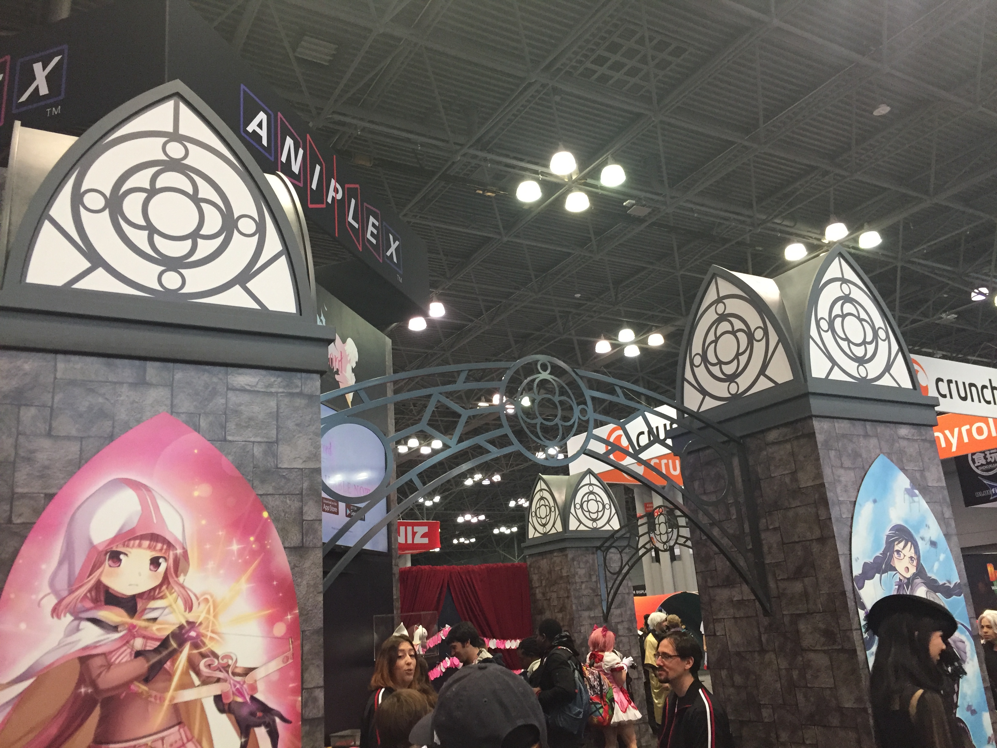 One of Aniplex's displays at AnimeNYC '19