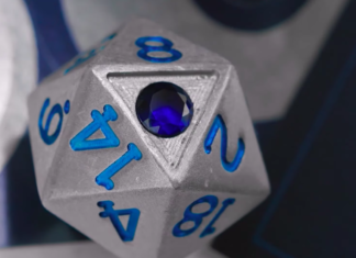 Wizards of the Coast to release $299 sapphire dice to celebrate 45 years of D&D