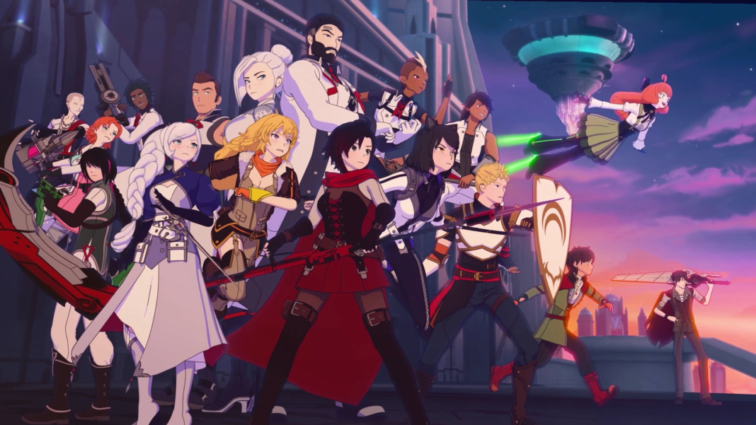 castphoto the cast of RWBY in volume 7