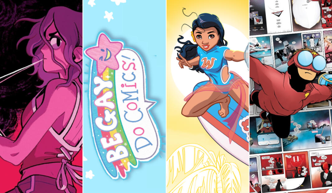 Crowdfunding Comics 11/21 - Barbarous - Be Gay Do Comics - Windsurfer - Action Tank