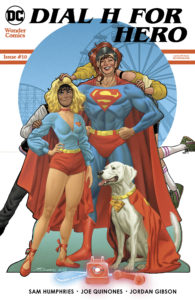 Miguel and Summer in a Superfamily Standee