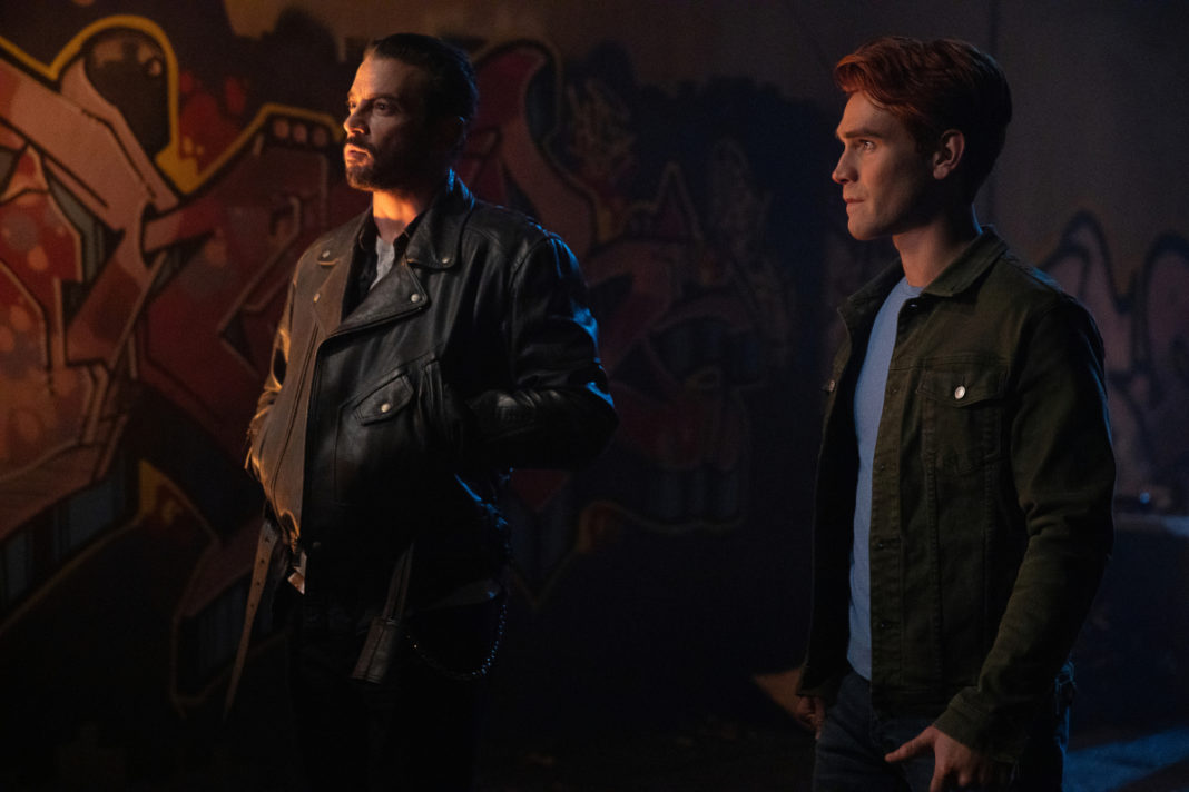 Archie and Skeet, creature of the Riverdale night