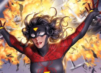 Jessica Drew debuts her new costume in SPIDER-WOMAN #1