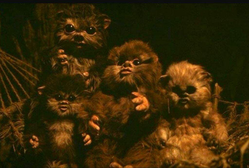 Cute beings in Star Wars: Baby Ewoks