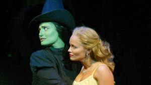 Kristin Chenoweth and Idina Menzel, the original stars of Wicked