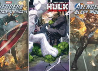 Marvel reveals details for March titles including Captain America & Black Widow AVENGERS game tie-ins Marvel's Avengers game tie-ins
