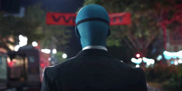 watchmen s1e8 dr manhattan in mask