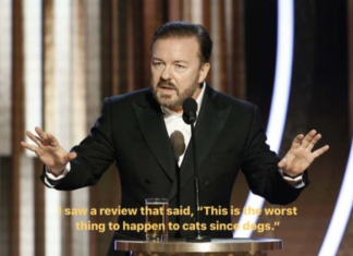 Remember when Ricky Gervais quoted The Beat at the Golden Globes? Golden Globes