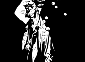 PREVIEW: Hellboy Winter Special 2019 with the inked cover