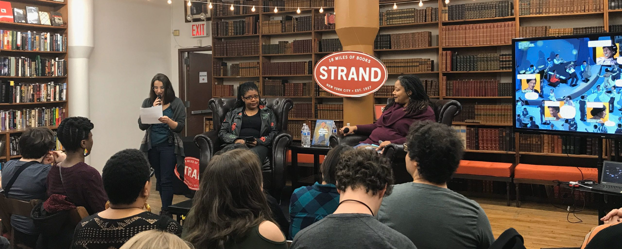 Mikki Kendall and N.K. Jemisin at Strand Book Store