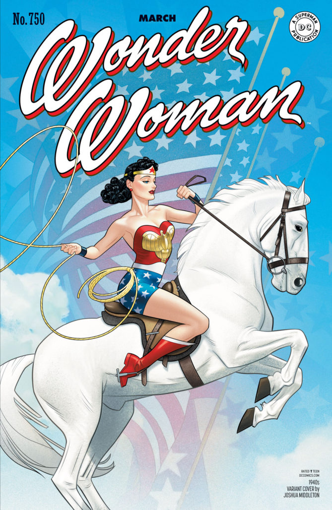 Wonder Woman #750 1940s variant by Joshua Middleton