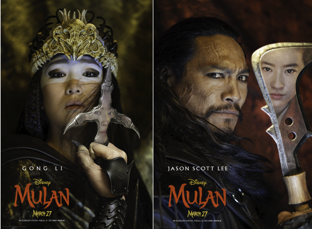 mulan character posters